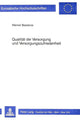 Book cover of: Qualitaet der Versorgung und Versorgungszufriedenheit