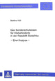 Book cover of: Das Sonderschulwesen fuer Hoerbehinderte in der Republik Suedafrika