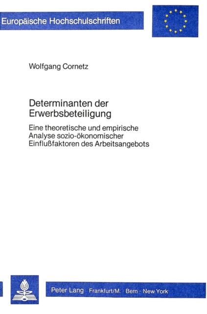 Book cover of: Determinanten der Erwerbsbeteiligung