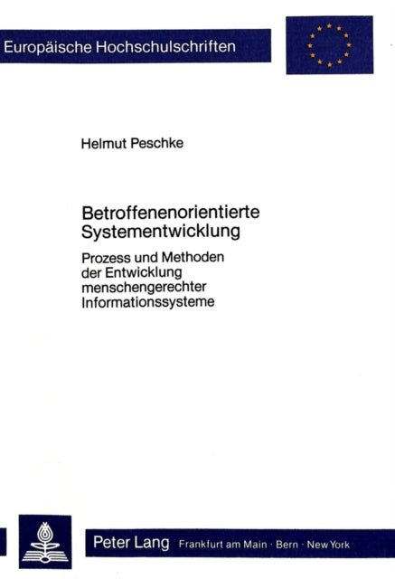 Book cover of: Betroffenenorientierte Systementwicklung