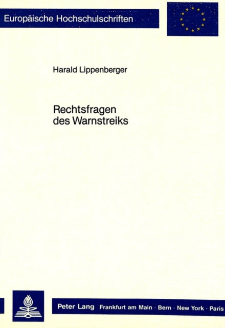 Book cover of: Rechtsfragen des Warnstreiks