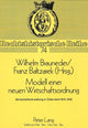 Book cover of: Modell einer neuen Wirtschaftsordnung