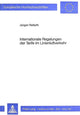 Book cover of: Internationale Regelungen der Tarife im Linienluftverkehr