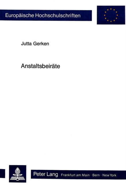 Book cover of: Anstaltsbeiraete