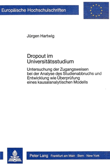Book cover of: Dropout im Universitaetsstudium