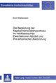 Book cover of: Die Bedeutung der Kapitalintensitaetshypothese im neoklassischen Zwei-Sektoren-Modell und ihre empirische Ueberpruefung