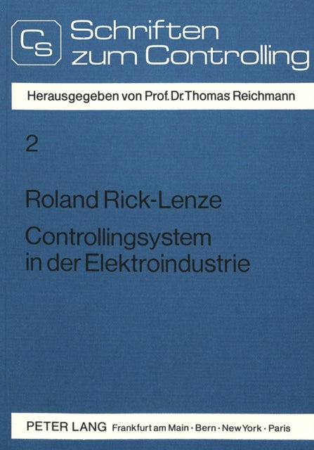Book cover of: Controllingsystem in der Elektroindustrie