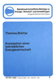 Book cover of: Konzeption einer betrieblichen Energiewirtschaft