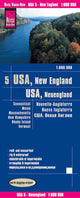 Book cover of: USA 5 New England (1:600.000)