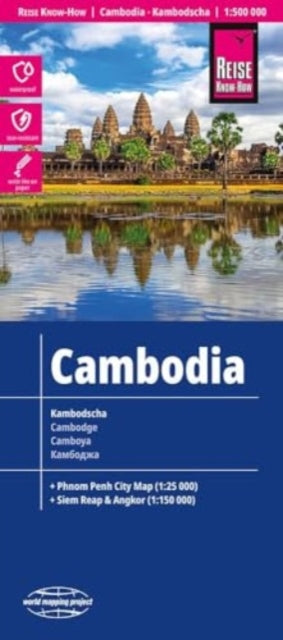 Book cover of: Cambodia Map