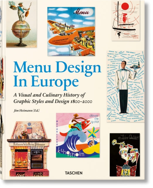 Menu Design in Europe 9783836578738 Steven Heller