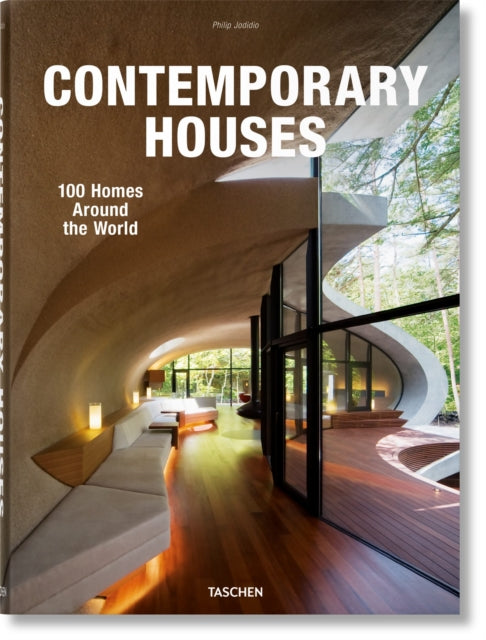 Book cover of: Contemporary Houses. 100 Homes Around the World. By: Philip Jodidio