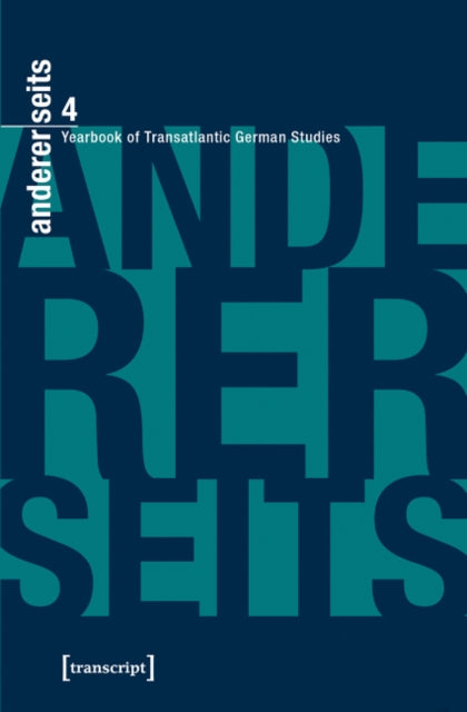 Book cover of: andererseits - Yearbook of Transatlantic German Studies. By: William C. Donahue