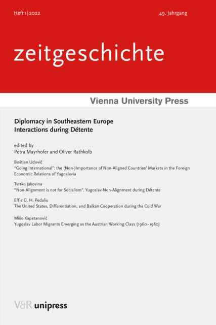 Book cover of: Diplomacy in Southeastern Europe. By: Petra Mayrhofer