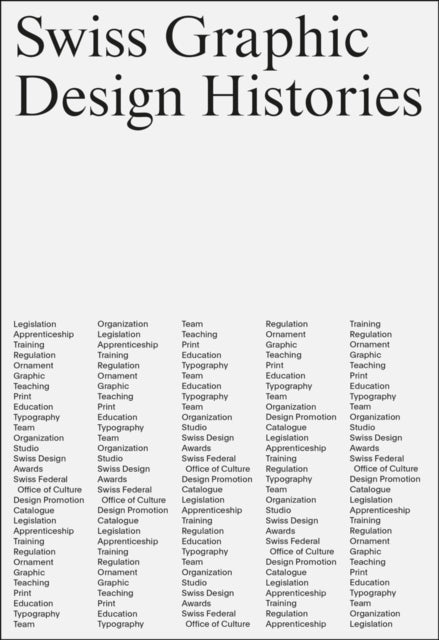Book cover of: Swiss Graphic Design Histories. By: Davide Fornari
