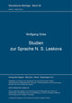 Book cover of: Studien zur Sprache N. S. Leskovs. By: Wolfgang Girke