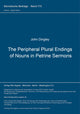 Book cover of: Peripheral Plural Endings of Nouns in Petrine Sermons