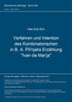 Book cover of: Verfahren und Intention des Kombinatorischen in B. A. Pil'njaks "Ivan da Mar'ja"