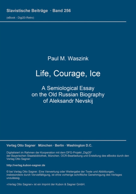 Book cover of: Life, Courage, Ice