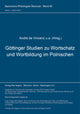 Book cover of: Goettinger Studien zu Wortschatz und Wortbildung im Polnischen
