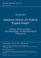Book cover of: Nabokovs Version von Puskins "Evgenij Onegin"