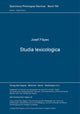 Book cover of: Studia lexicologica