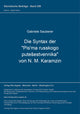 Book cover of: Die Syntax der "Pis'ma russkogo putesestvennika" von N. M. Karamzin