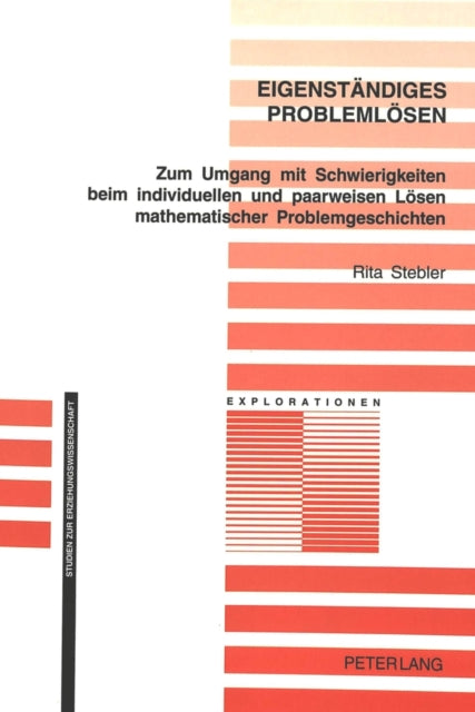 Book cover of: Eigenstaendiges Problemloesen