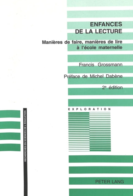 Book cover of: Enfances de la Lecture. By: Francis Grossmann