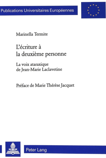 Book cover of: L'ecriture a la deuxieme personne. By: Marinella Termite