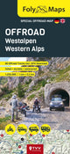 Book cover of: FolyMaps OFFROAD Western Alps 1:250,000