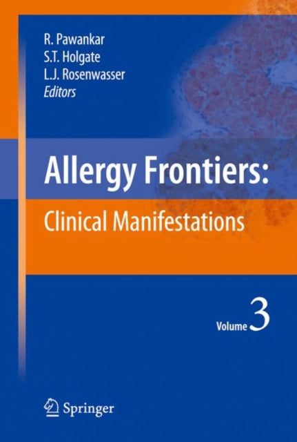 Book cover of: Allergy Frontiers:Clinical Manifestations. By: Ruby Pawankar