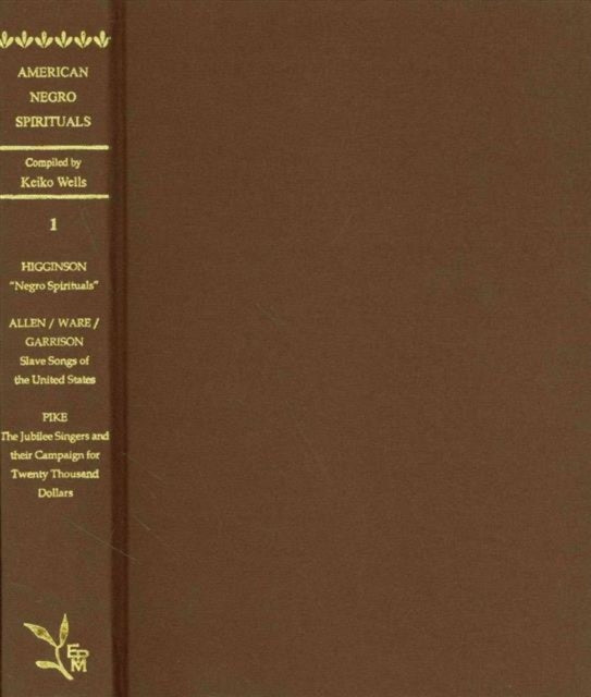 Book cover of: American Negro Spirituals (ES 4-vol. set). By: Keiko Wells