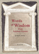 Book cover of: Words of Wisdom from Ancient Greece