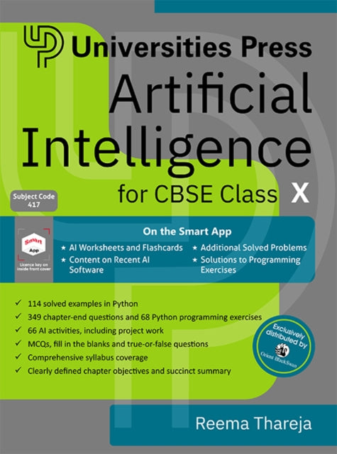 Book cover of: Artificial Intelligence for CBSE Class X