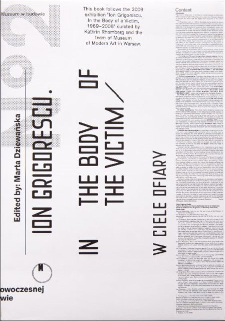 Book cover of: Ion Grigorescu – In the Body of the Victim