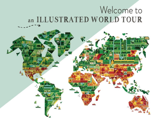 Book cover of: Welcome to an Illustrated World Tour. By: Eva Minguet