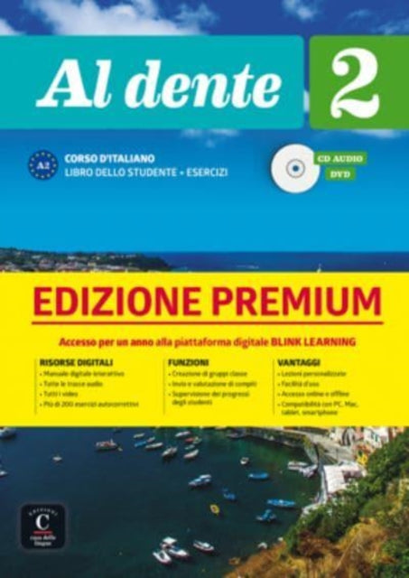 Book cover of: Al dente 2 Premium Libro dello studente + esercizi. A2. By: Marilisa Birello
