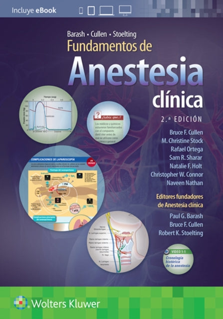 Book cover of: Barash, Cullen y Stoelting. Fundamentos de anestesia clinica. By: SHARAR