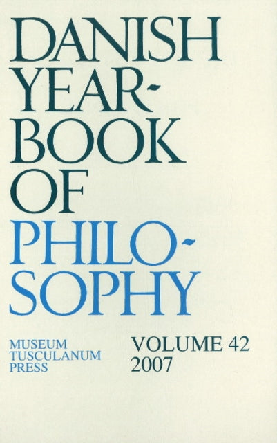 Book cover of: Danish Yearbook of Philosophy. By: Finn Collin