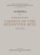 Book cover of: Chants of the Byzantine Rite: The Italo-Albanian Tradition in Sicily