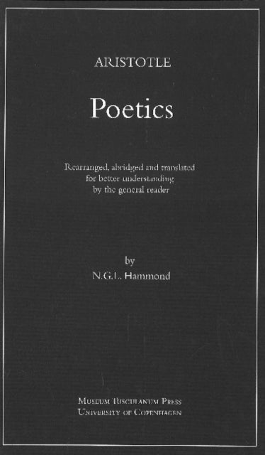 Book cover of: Poetics