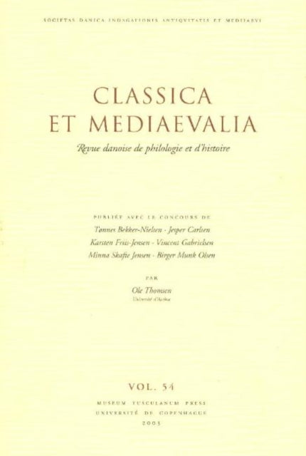 Book cover of: Classica et Mediaevalia. By: Ole Thomsen