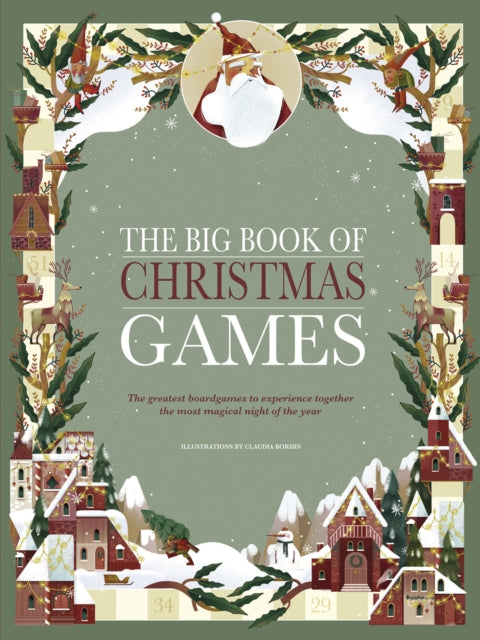 Book cover of: Big Book of Christmas Games. By: Claudia BORDIN