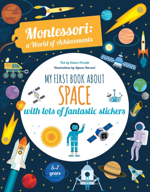 Book cover of: My First Book About Space. By: PIRODDI, CHIARA