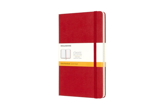 Book cover of: Moleskine Large Ruled Hardcover Notebook Scarlet Red. By: Moleskine Staff