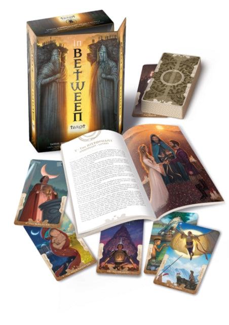 Book cover of: In Between Tarot Kit. By: Janine Worthington