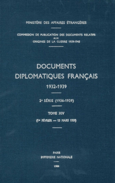 Book cover of: Documents Diplomatiques Francais