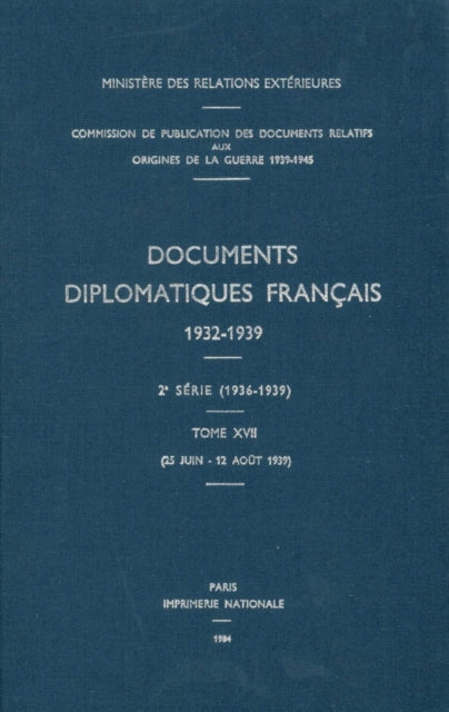 Book cover of: Documents Diplomatiques Francais