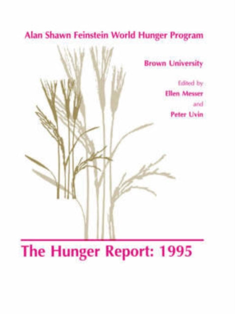 Book cover of: Hunger Report 1995. By: Ellen Messer